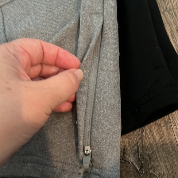 2 Pair OshKosh track pants! Zippers on ankle. Grey and Black pairs. Pockets. - Picture 6 of 12